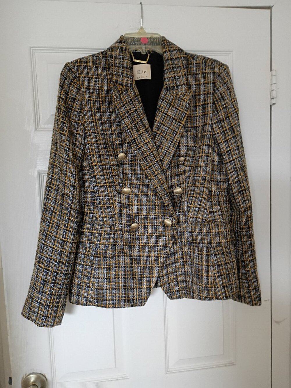ELIE TAHARI Double Breasted Jacket Size 8